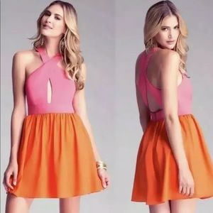 Bebe size 10 flirty dress